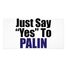 Dites juste oui à Palin Cartes Avec Photo