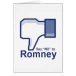 Dites non à Romney Carte De Vœux