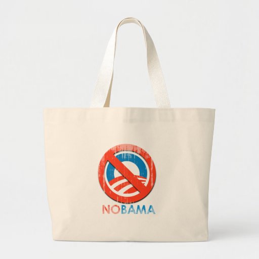 Dites non au nobama Faded.png d'Obama 3 Sacs En Toile
