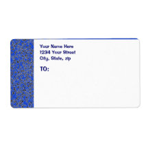 Ditsy2 Colour Change shipping label