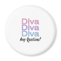 Diva Any Questions magnets