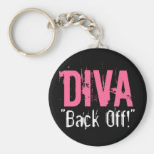 DIVA "Back Off!" keychain - Customized