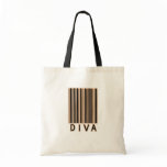 Diva Barcode Style Tote Bags