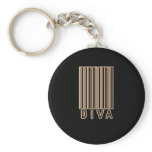 Diva Barcode Style Key Chain