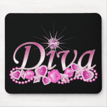 Diva Bling Mouse Pad