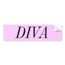 DIVA BUMPER STICKER