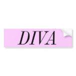 DIVA bumper stickers