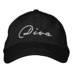 "DIVA" cap embroidered hats