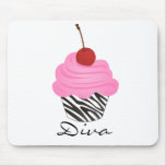 Diva Cupcake mousepads