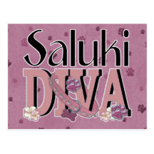 DIVA de Saluki Cartes Postales