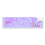 Diva Designer Name Bumper Sticker