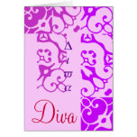 Diva Designer Name II Purple Card