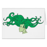 Diva Divine Wild Irish Green Greeting Card