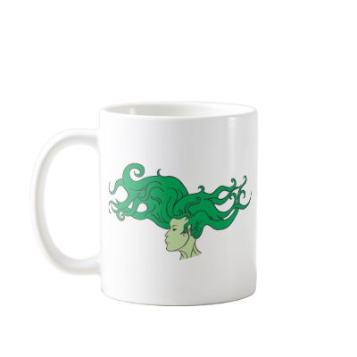 Diva Divine Wild Irish Green Coffee Mugs by Robbirt