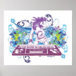 Diva DJ Music Bliss Cool Colours posters