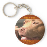 DIVA DOG Up Close & Personal Keychain