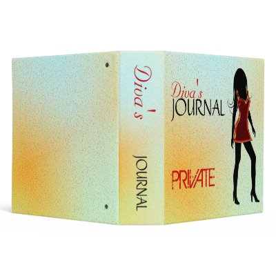 Diva Fashion Girl Journal Binder by sunnymars