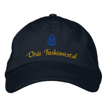 Diva Fashionista Embroidered Hats