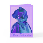 Diva Fashionista In Blue I Cards