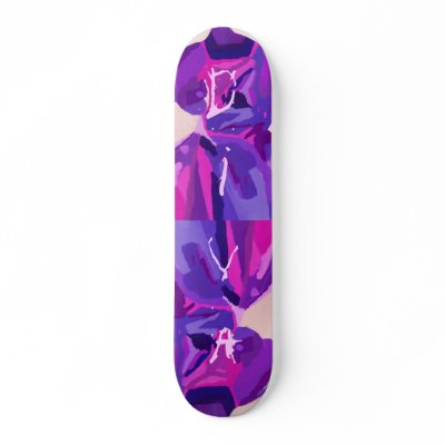Diva Fashionista In Blue I Skateboard Decks by Yve_13