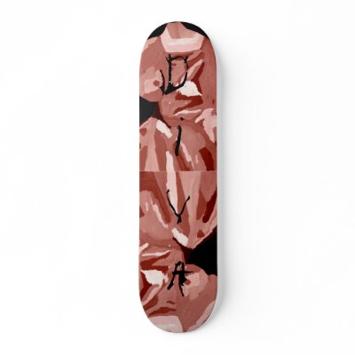 Diva Fashionista In Neutral Skateboard Decks by Yve_13