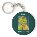 Diva Fashionista In Spring Key Chains