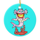 Diva Fish Christmas Tree Ornament
