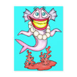Diva Fish Postcard