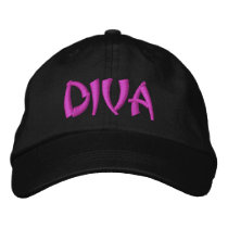 diva hat by SusZana Baseball Cap