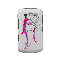" Diva in Pink " Blackberry Case