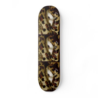 Diva Kitty Skateboard by Paintedlynx
