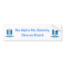 Diva on Board Bumper Sticker