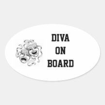 Diva On Board Sticker
