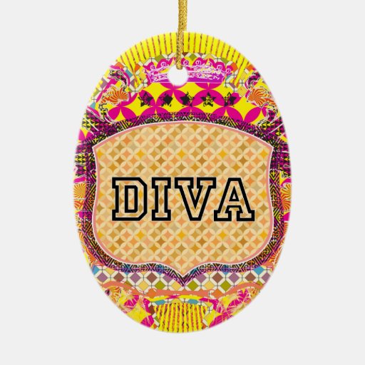 Diva Personalized Ornament