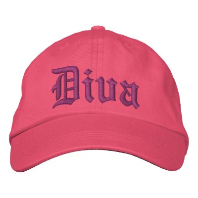 Diva Pink Ladies Hat Embroidered Hats Diva Pink Ladies Hat Embroidered Hats