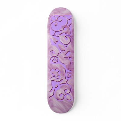 Diva Purple Plume Wingnut Designer Name Skateboards by DesignerName
