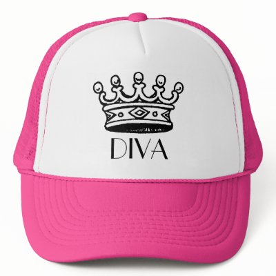 DIVA trucker cap Trucker Hats by SandraTAlexander