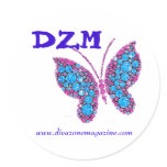 DIVA ZONE Show Off Round Sticker