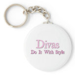 Divas Do It With Style keychains