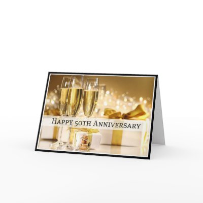 Diva's Happy 50th Anniversary Card by NightSweatsDiva