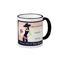Diva's Inexpensive Funky 40th Birthday Gift - Mug