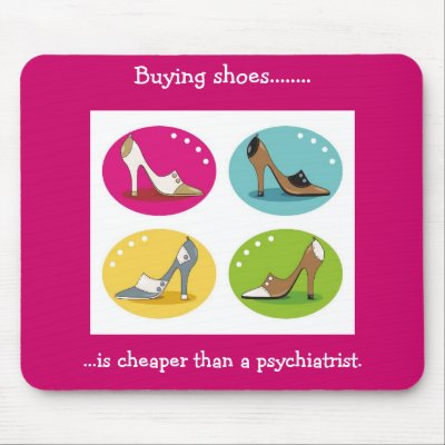 Diva's Love Shoes Mousepad by NightSweatsDiva