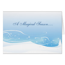 Diva's Magical Season Greeting Card