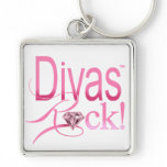 divas+rule gem+gemstone+sparkle+diamond+sparkling key chain