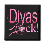 divas+rule gem+gemstone+sparkle+diamond+sparkling magnets