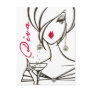 Divas Rule! postcard - Customized