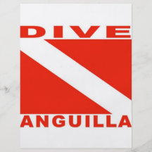 Dive Anguilla Personalized Flyer
