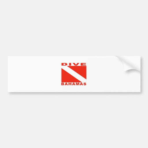 Dive Bahamas Bumper Stickers