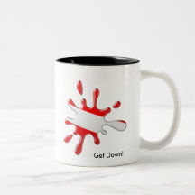 Dive Flag - Get Down! - mySplat.com Mugs
