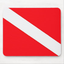 Dive Flag Mouse Pad